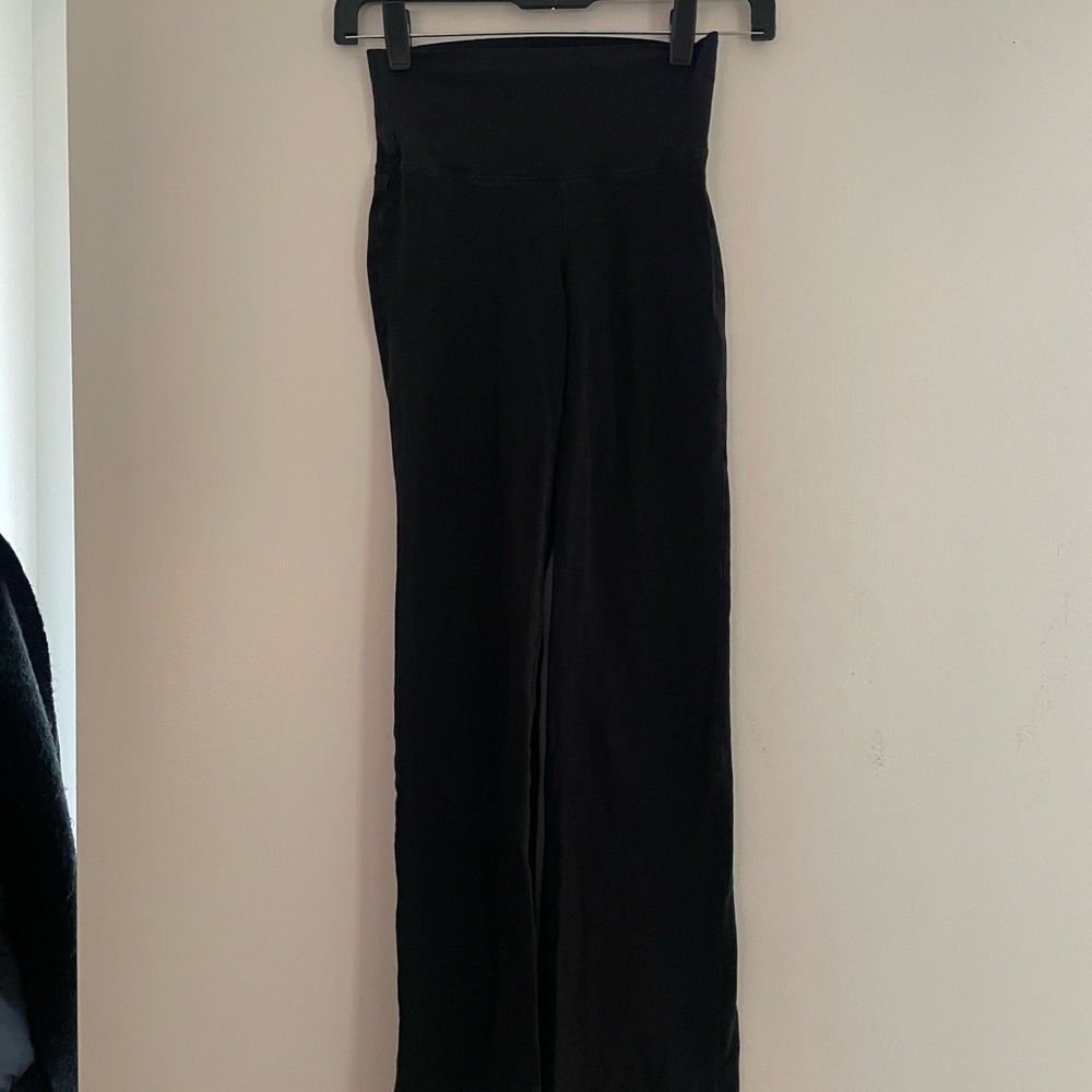 TNA Black Wide Leg Jumpsuit with High Waist and Flowing Fit